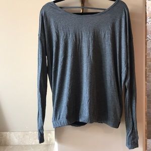 Forever 21 Charcoal Grey Athletic Top
